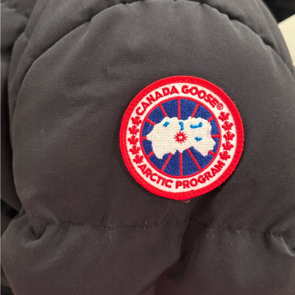 Canada Goose Black Long Puffer Coat with Fur Hood - Picture 7 of 9